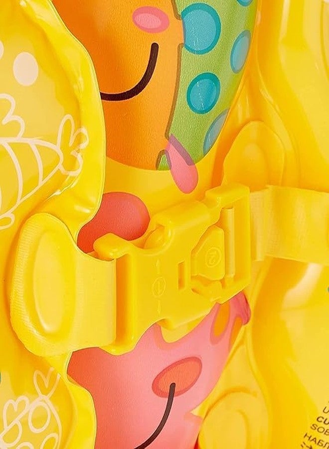 SEJASCOLLECTIONS Swimming Pool Jacket Swimming Inflatable Jacket for Kids Learn Inflatable Swim Vest Safety Jacket Life Saving Guard for Kids(3-5 Year) (Yellow)(Swimming Jacket) - Image 4